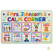 Personalized Calming Corner Rug for Classroom