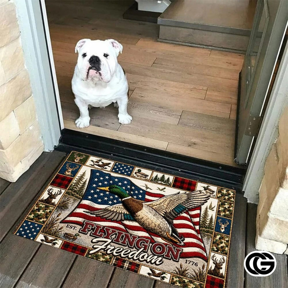Personalized Hunting Welcome Doormat for Front Door