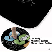 Non-slip grip backing texture and resilient construction of teacher area rug. - thumbnail image 6 of 9