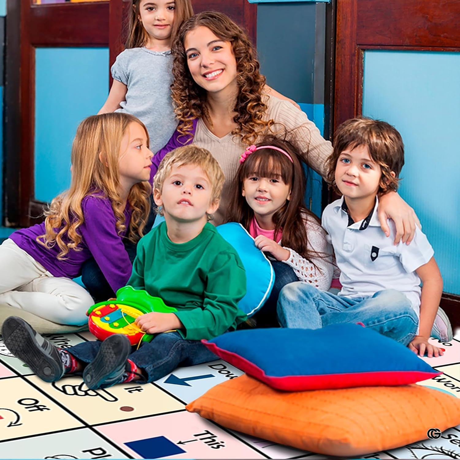 Core Vocabulary Rug, Communication Rugs for Kids Sped Classroom Rug, Autism Carpet, Speech Therapist Decor, Classroom Carpet, Back to School Mat for Kids Room Decor (STYLE4, X-Small (2x3 feet))