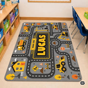 Custom Road Map Welcoming Doormat with City Streets