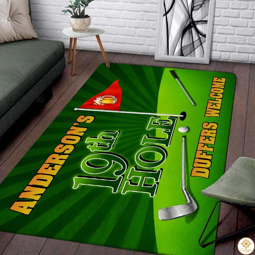 Custom Golf Area Rug