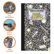 Custom Composition Notebook Classroom Rug for Kids