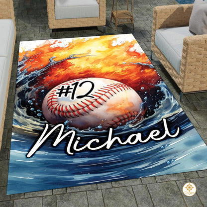 Custom Family Name Doormat with Monogram and House Address