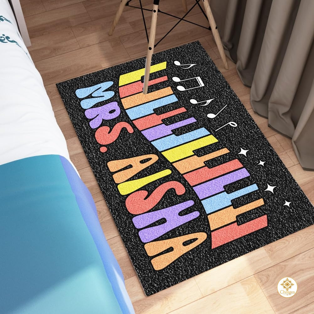 Personalized Teacher Doormat for Classroom and Back to School