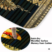 Overhead perspective of teepee tents and dreamcatcher patterns on native american region map decor. - thumbnail image 5 of 7