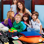 Custom Mathematics Classroom Rug for School and Playroom