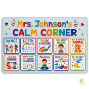 Personalized Calming Corner Rug for Classroom