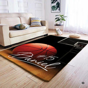 Dimensions and sizing options chart for basketball hardwood court living room area rug - thumbnail image 2 of 7