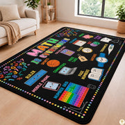 Custom Math Area Rug