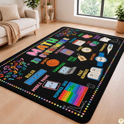 Custom Math Area Rug