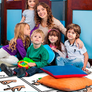 Core Vocabulary Rug, Communication Rugs for Kids Sped Classroom Rug, Autism Carpet, Speech Therapist Decor, Classroom Carpet, Back to School Mat for Kids Room Decor (STYLE5, X-Small (2x3 feet))