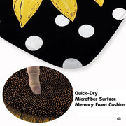 Room layout accented by a vibrant sunflower floral floor rug creating a decorative artistic centerpiece. - thumbnail image 7 of 7