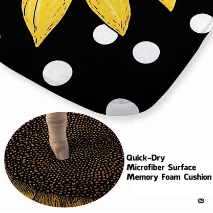 Room layout accented by a vibrant sunflower floral floor rug creating a decorative artistic centerpiece. - thumbnail image 7 of 7