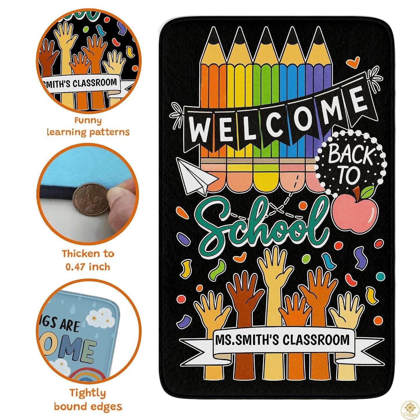 Mental Health Classroom Area Rug