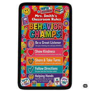 Personalized Teachers Classroom Rug with Custom Name - D6