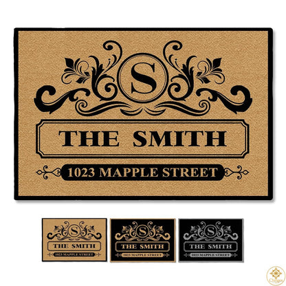 Custom Monogram Doormat