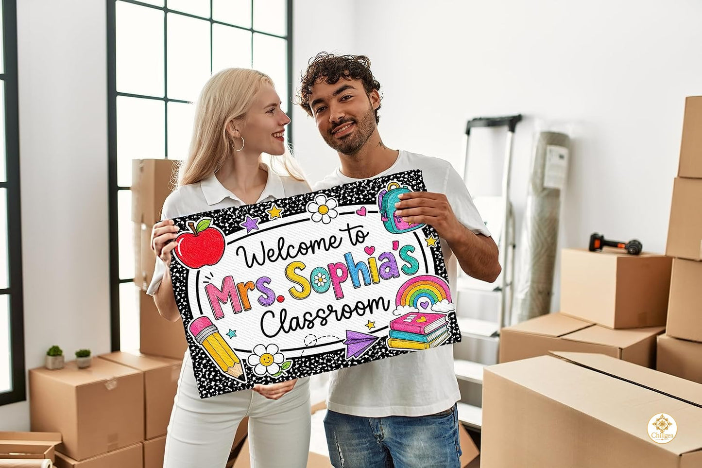 Personalized Welcome Doormat for Class and Teacher