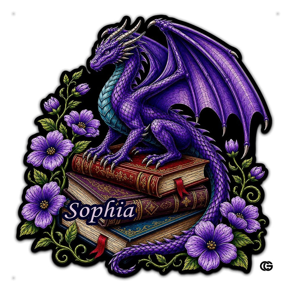 Custom Dragon Shaped Area Rug, Personalized Library Western Dragon Shaped Floor Mat Book Rug, Non-Slip Reading Room Carpet for Living Room, Bedroom, Dorm, Kids Room, Fans Lover (D8)
