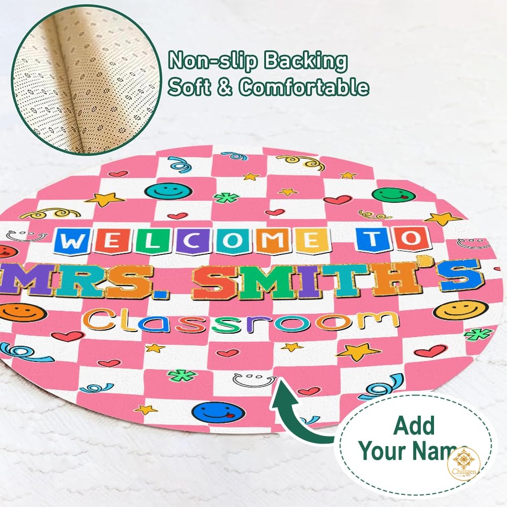 Custom Notebook Welcome Mat for Classroom and School