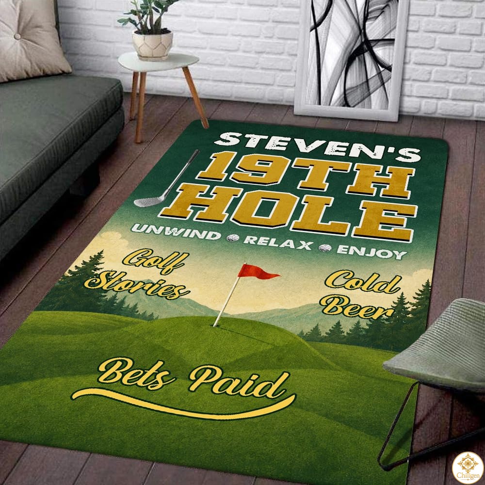 Custom Golf Area Rug