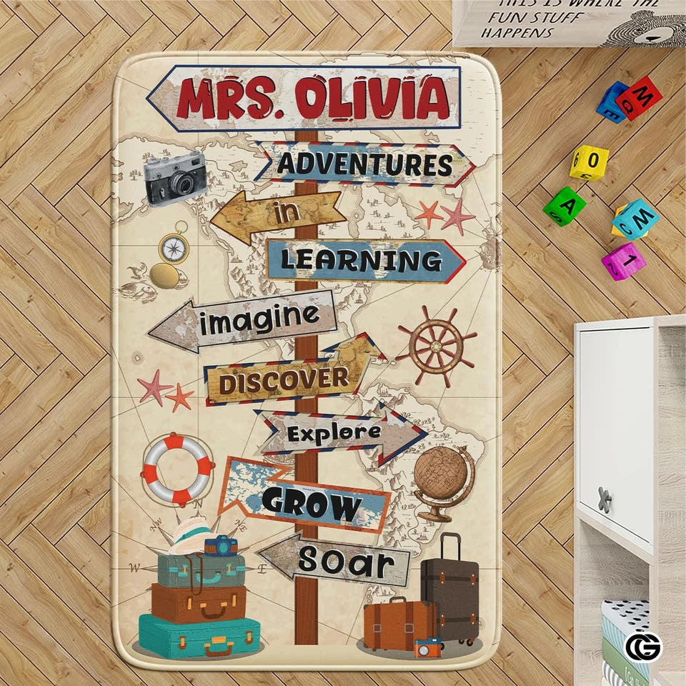 Custom Welcome Doormat with Family Name and Address