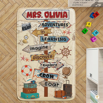 Custom Welcome Doormat with Family Name and Address