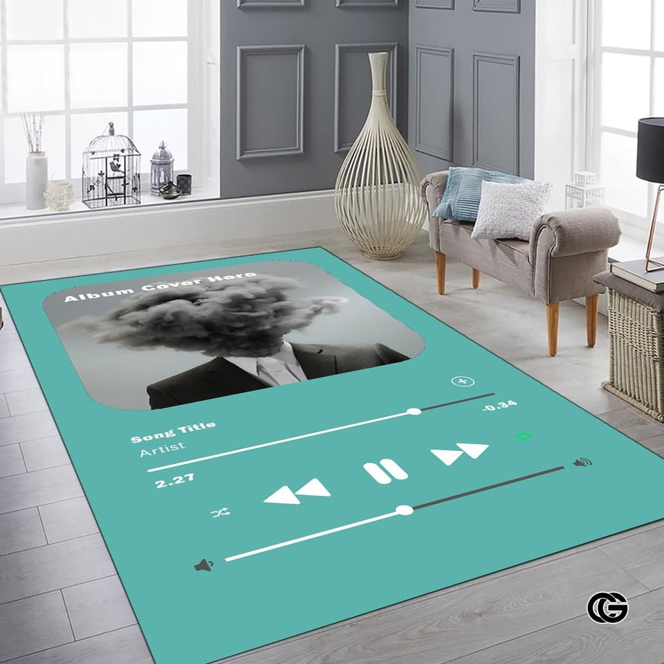 Personalized Album Cover Welcome Mat for Front Door