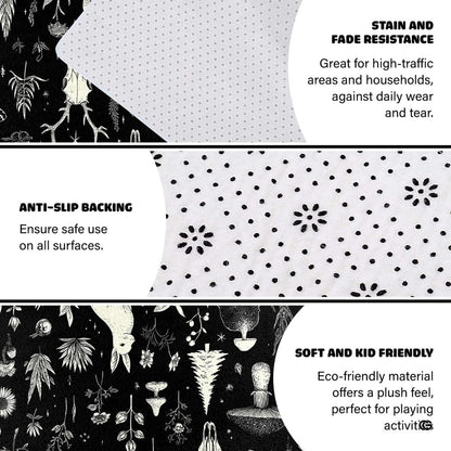 Visual proportion guide illustrating small 3x5, medium 4x6, and large 5x8 area rug dimensions - thumbnail image 4 of 8
