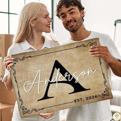 Custom Monogram Doormat – Style 355