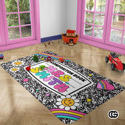Custom Notebook Welcome Mat for Classroom and Bedroom - Composition #4 / 2' x 3' (Rectangular)