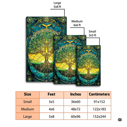 Infographic highlighting the anti-slip dotted backing and stain resistance features - thumbnail image 4 of 8
