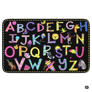 Educational Classroom Rug with Alphabet and Handwriting Samplers - Alphabet Abc / 2' x 3' (Rectangular)