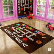 Personalized Welcome Doormat with Family Name and Address