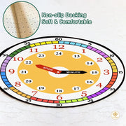 Custom Feelings Wheel Welcome Mat for Classroom and Office