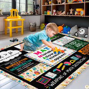 Custom Math Area Rug