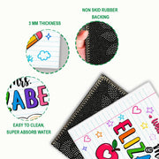 Personalized Classroom Welcome Mat with Custom Teacher Name