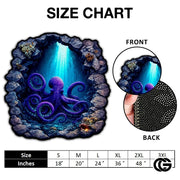 Personalized Octopus Welcome Mat with Custom Name and Tentacles