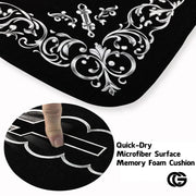 Personalized Orthodox Welcome Mat with Family Name and Cross