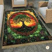 Custom Celtic Tree of Life Welcome Mat for Living Room