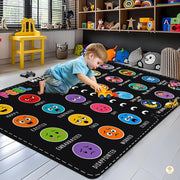 Custom Composition Notebook Rug for Classroom and Kids Room - Feeling #2 / 2' x 3' (Rectangular)