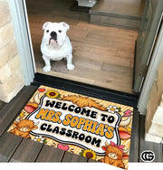 Personalized Classroom Doormat with Custom Teacher Name - Class-07