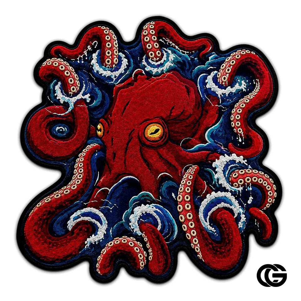 Custom Octopus Shaped Welcome Mat for Door and Entryway - D3