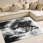 Custom Wolf Welcome Doormat for Home and Entryway