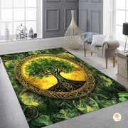 Custom Celtic Tree of Life Welcome Mat for Front Door - Tree-ds07