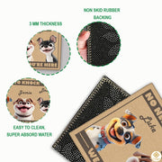 Personalized Dog Doormat with Custom Photo and Name