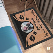 Personalized Dog Welcome Mat with Custom Pet Photo