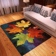 Closeup view of the soft microfiber surface and thick impasto oil paint texture artwork - thumbnail image 3 of 7
