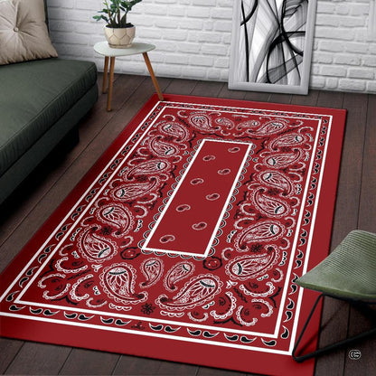 Geometric border detailing and corner accents on a crimson traditional area rug. - thumbnail image 3 of 9