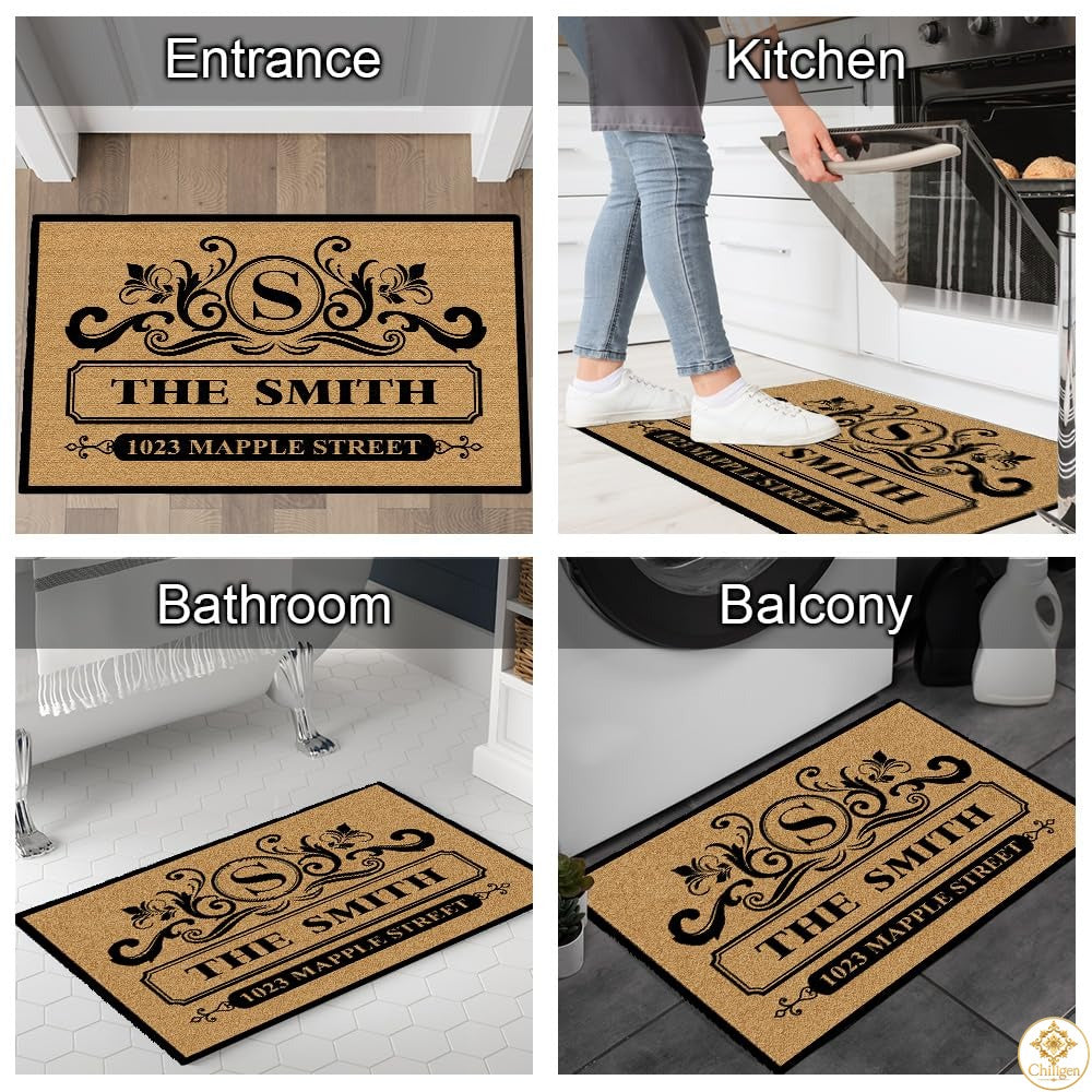 Custom Monogram Doormat